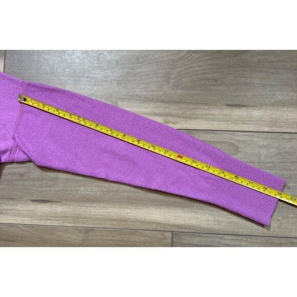 Banana Republic Filpucci Purple Merino Wool Italian Sweater M - Picture 6 of 11